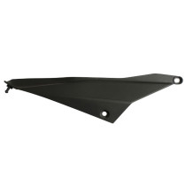 Carénage cache latéral arrière 50 à boite Derbi 50 Senda DRD après 2011 Noir brillant Droit