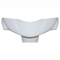 Carénage couvre guidon scooter MBK 50 Ovetto/Yamaha 50 Neo's 2008-2010 Blanc brillant