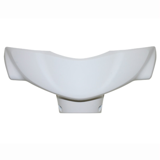Carénage couvre guidon scooter MBK 50 Ovetto/Yamaha 50 Neo's 2008-2010 Blanc brillant