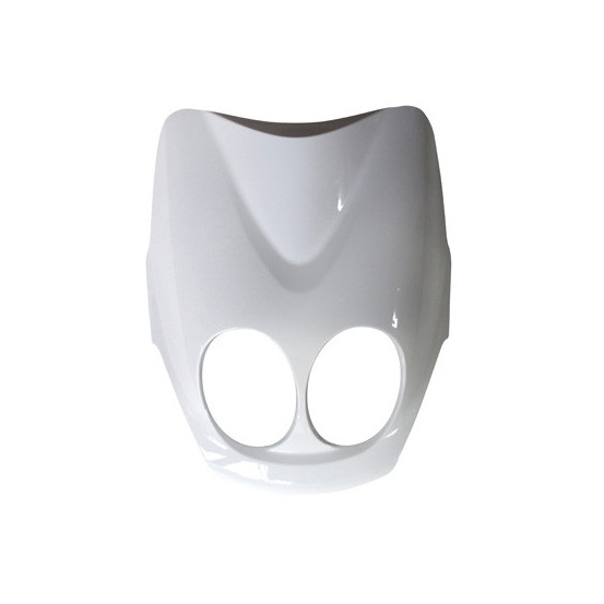 Carénage tablier avant scooter MBK 50 Ovetto/Yamaha 50 Neo's après 2008 Blanc brillant (supérieur)