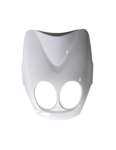 Carénage tablier avant scooter MBK 50 Ovetto/Yamaha 50 Neo's après 2008 Blanc brillant (supérieur)