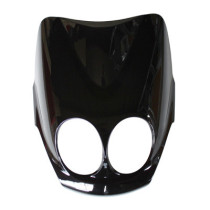 Carénage tablier avant scooter MBK 50 Ovetto/Yamaha 50 Neo's après 2008 Noir brillant (supérieur)