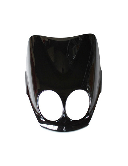 Carénage tablier avant scooter MBK 50 Ovetto/Yamaha 50 Neo's après 2008 Noir brillant (supérieur)