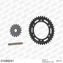 Kit chaine 530 AFAM - Couronne acier - Type de chaine au choix - SUZUKI TL 1000 R 1998-2002
