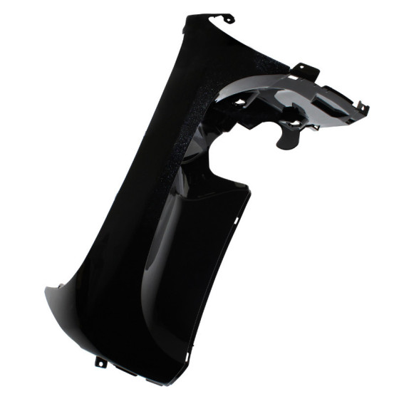 Carénage tablier avant scooter MBK 50 Ovetto/Yamaha 50 Neo's après 2008 Noir brillant Droit (inférieur, pare-boue)
