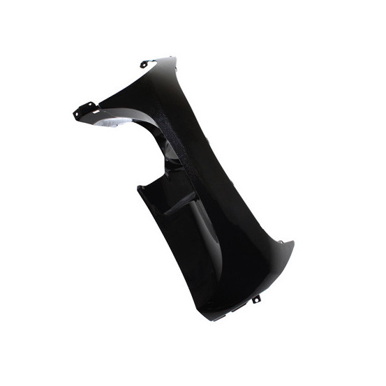 Carénage tablier avant scooter MBK 50 Ovetto/Yamaha 50 Neo's après 2008 Noir brillant Gauche (inférieur, pare-boue)