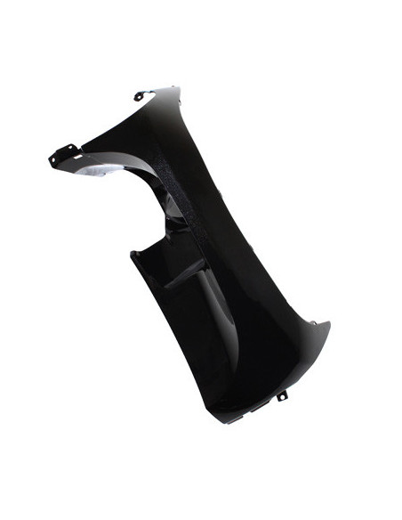 Carénage tablier avant scooter MBK 50 Ovetto/Yamaha 50 Neo's après 2008 Noir brillant Gauche (inférieur, pare-boue)