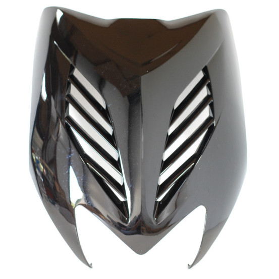 Carénage tablier avant supérieur scooter MBK 50 Nitro / Yamaha 50 Aerox 1997-2012 Noir