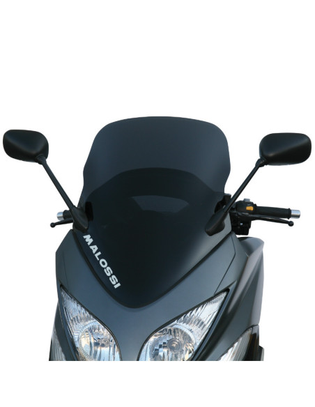 Bulle sport MALOSSI Yamaha T-Max 500 2008-2011 Haute Fumé Clair