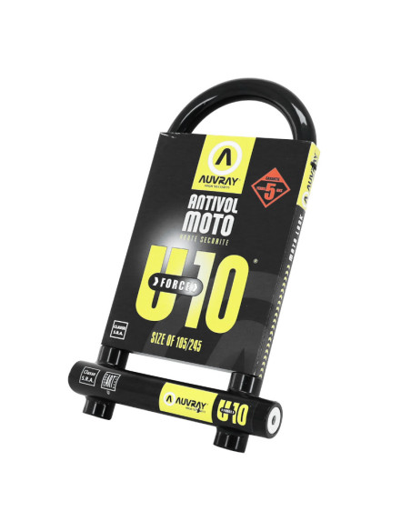 Antivol U AUVRAY Force 10 105 x 245 SRA