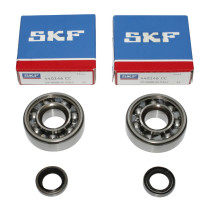Kit roulements de vilebrequin SKF 6302QR (16x42x13) + joints spi MBK/Motobécane AV7/AV10
