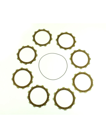 Kit disques embrayage garnis + Joint de couvercle embrayage ATHENA - HONDA 250 CRF-R 2010