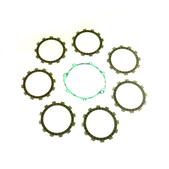 Kit disques embrayage garnis + Joint de couvercle embrayage ATHENA - YAMAHA 250 WR 2008-2013