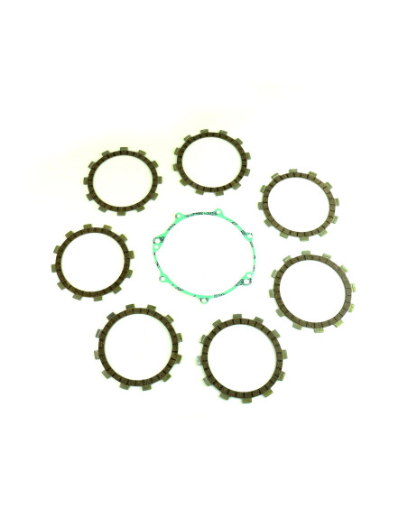 Kit disques embrayage garnis + Joint de couvercle embrayage ATHENA - YAMAHA 250 WR 2008-2013