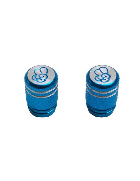 Bouchons de valves To Cool moleté Bleu