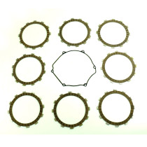 Kit disques embrayage garnis + Joint de couvercle embrayage ATHENA - SUZUKI 450 RM-Z 2008-2016 450 RMX 2010-2012 2