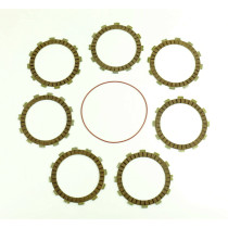 Kit disques embrayage garnis + Joint de couvercle embrayage ATHENA - HUSQVARNA 125 CR 1997-2009 125 WR 1998-2009 2
