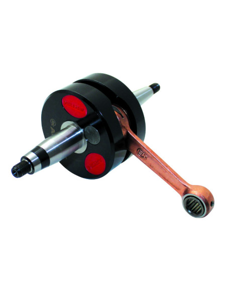 Vilebrequin DOPPLER ER1 Derbi Senda / GPR / RS4 / RX / SMT / RCR euro 3 et 4