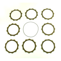 Kit disques embrayage garnis + Joint de couvercle embrayage ATHENA - SUZUKI 125 RM 2002-2008 2