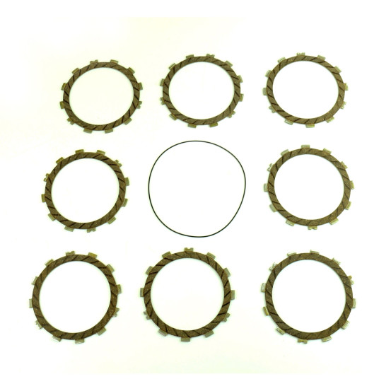 Kit disques embrayage garnis + Joint de couvercle embrayage ATHENA - SUZUKI 125 RM 2002-2008