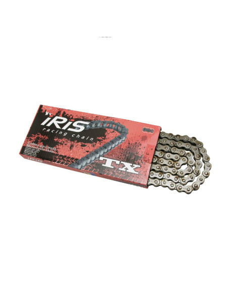 Chaine renforcé 106 maillons IRIS TX 415 Peugeot/MBK/Motobécane Noir