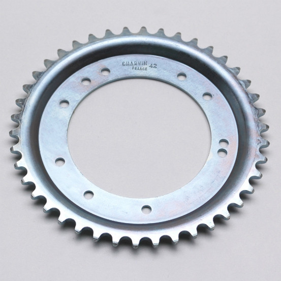 Couronne 42 dents int.98mm 10T MBK/Motobécane (roue Grimeca)