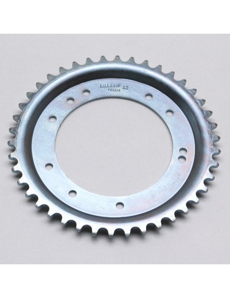 Couronne 42 dents int.98mm 10T MBK/Motobécane (roue Grimeca)