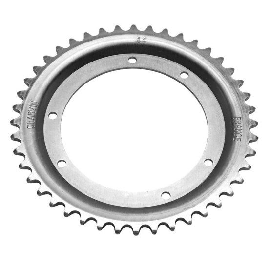 Couronne 44 dents int.110mm 6T MBK/Motobécane (roue à rayons)