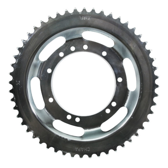 Couronne 52 dents int.94mm 11T Peugeot 103 Argent (roue à rayons)