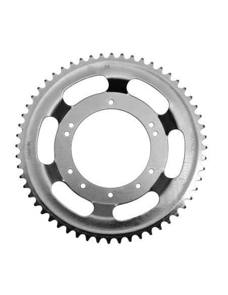 Couronne 56 dents int.98mm 10T Peugeot 103 Argent (roue aluminium Grimeca)