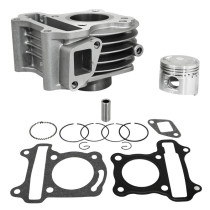 Cylindre piston 50cc 4T GY6 152QMI 52mm Baotian BT49QT Kymco Agility Peugeot V-Clic Sym Orbit (fonte)