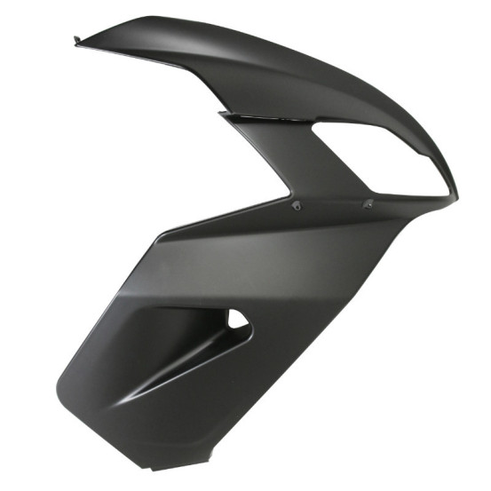 Carénage tablier avant Droit origine Piaggio Aprilia 50 SR H2O 2014-2019 Noir Diablo