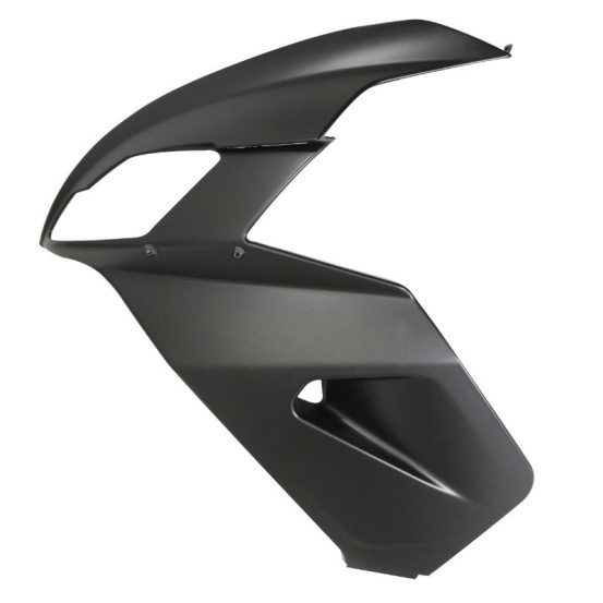 Carénage tablier avant Gauche origine Piaggio Aprilia 50 SR H2O 2014-2019 Noir Diablo