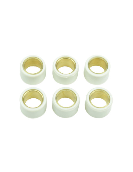 Jeu de 6 galets de variateur ATHENA - 17x12mm - 7,5g