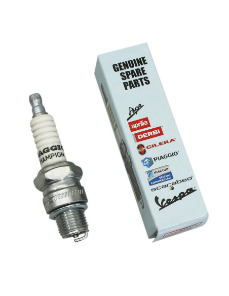 Bougie Champion P82M / L82C origine Piaggio triporteur APE essence TM 703 1989-2007 / Ciao MIX / Vespa 50 FL2