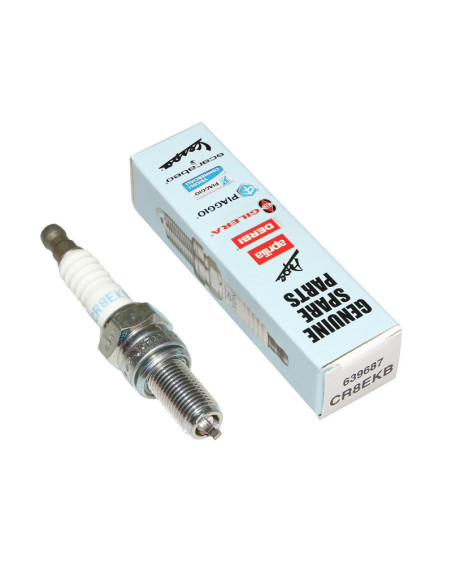 Bougie CR8EKB origine Piaggio 125 / 300 MP3 / Beverly / X7 / GTS / Aprilia 125 Atlantic / Gilera 125 Nexus / Moto Guzzi Griso