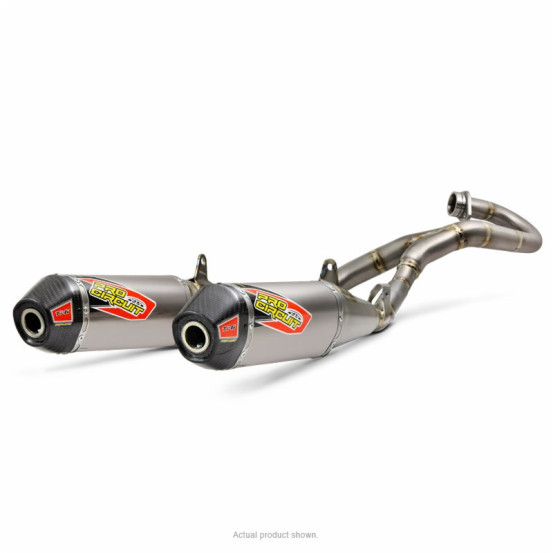 Ligne complète titane embout carbone Pro Circuit Ti6 Honda 450 CRF-R/RX 2019-2020