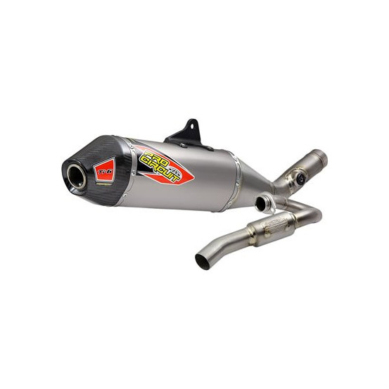 Ligne complète titane embout carbone Pro Circuit Ti6 Suzuki 250 RMZ 2019-2023