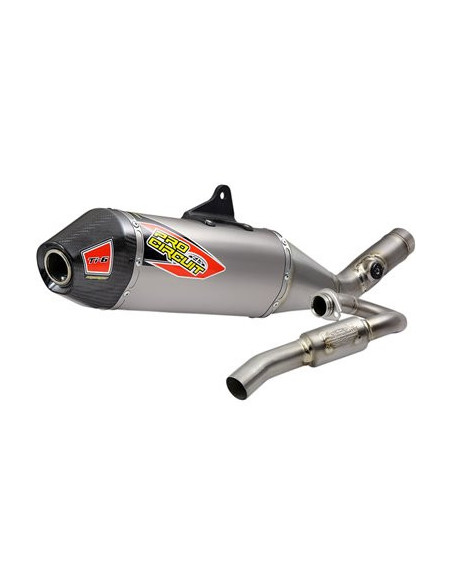 Ligne complète titane embout carbone Pro Circuit Ti6 Suzuki 250 RMZ 2019-2023