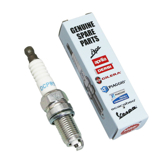 Bougie DCPR9E origine Piaggio Aprilia 1000 RSV / Falco / Tuono / Futura / Pegaso