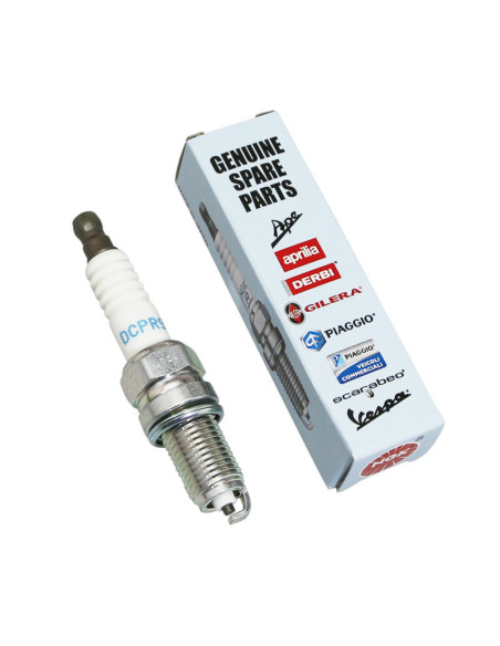 Bougie DCPR9E origine Piaggio Aprilia 1000 RSV / Falco / Tuono / Futura / Pegaso