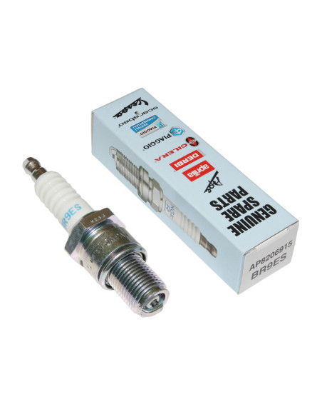 Bougie BR9ES origine Piaggio Aprilia 50 RS / RX / SX 1999-2005 / MX 2004 / Tuono 2003-2004