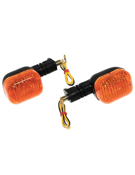 Clignotants Peugeot 50 TKR/Trekker/Squab Orange/Noir Arrière