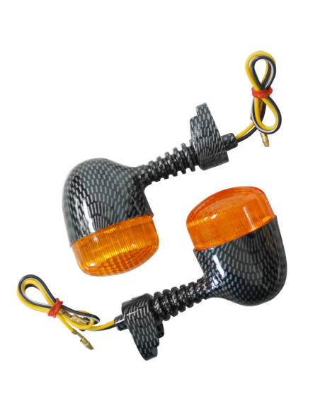 Clignotants Derbi 50 Senda après 1995 Orange/Carbone