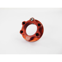 Ecrou de colonne de direction en aluminium GILLES TOOLING Rouge - M28 x 1 - BMW/Indian/Kawasaki/Suzuki/Yamaha