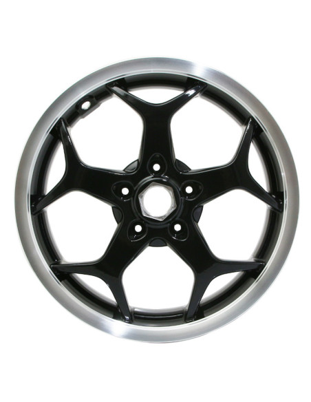 Roue avant (3.00x13) origine Piaggio 300 / 500 MP3 2014-2018 version Sport Noir