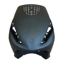 Carénage tablier avant origine Piaggio 50 Zip 2000-2018 Noir Mat 168
