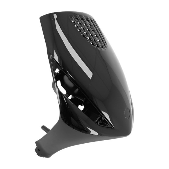 Carénage tablier avant origine Piaggio 50 Zip 2000-2018 Noir Brillant 94