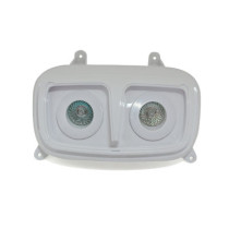 Optique de phare MBK 50 Booster/Yamaha 50 BW's après 2004 Blanc (2X20W)