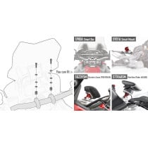 Kit Fixation Givi Support GPS 04SKIT